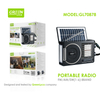 Rádio Portátil com Painel Solar